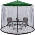 Patio Adjustable Umbrella Hanging Tent Polyester Mesh